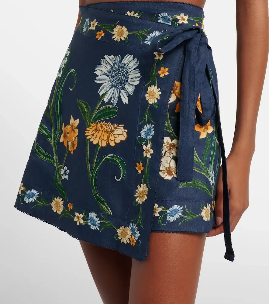 Agua by Agua Bendita Floral linen beach cover-up | Thumbnail 3 Agua by Agua Bendita Floral linen beach cover-up | Thumbnail 3