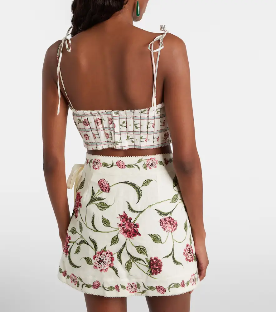 Agua by Agua Bendita Morgina floral linen top | Thumbnail 2 Agua by Agua Bendita Morgina floral linen top | Thumbnail 2