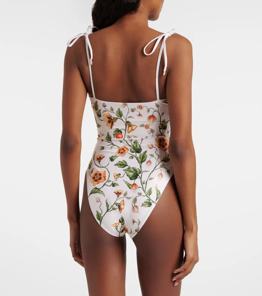 Agua by Agua Bendita Rabano floral swimsuit | Thumbnail 4