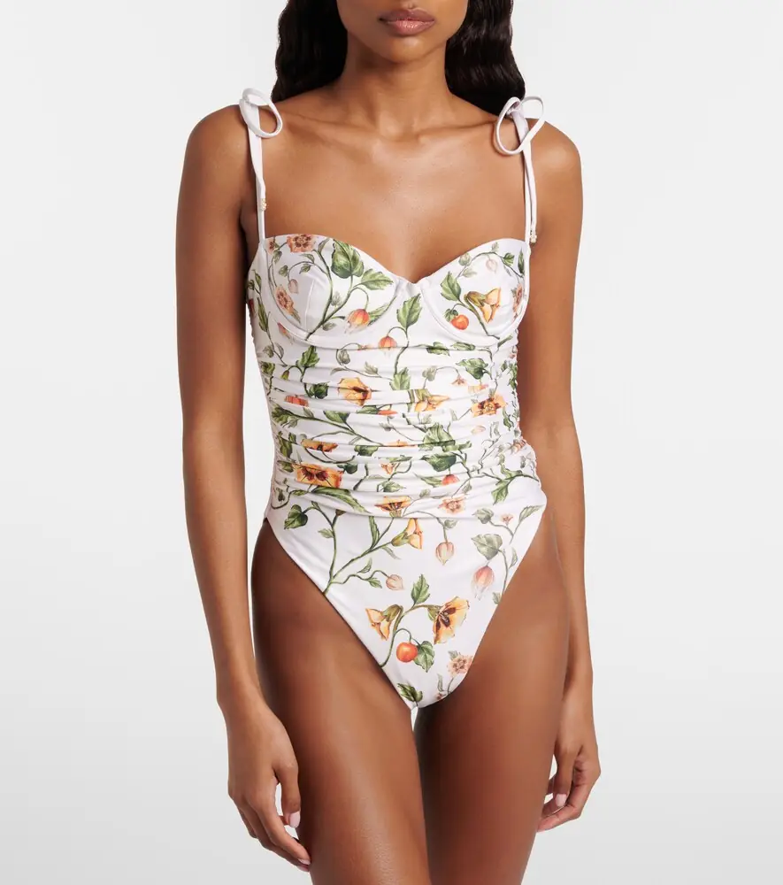 Agua by Agua Bendita Rabano floral swimsuit | Thumbnail 5