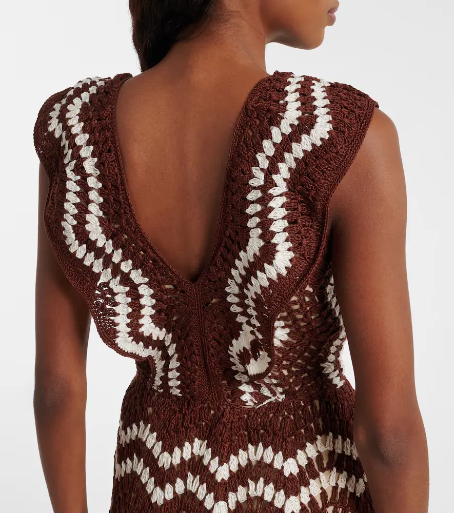 Anna Kosturova Melissa crochet cotton minidress | Thumbnail 6
