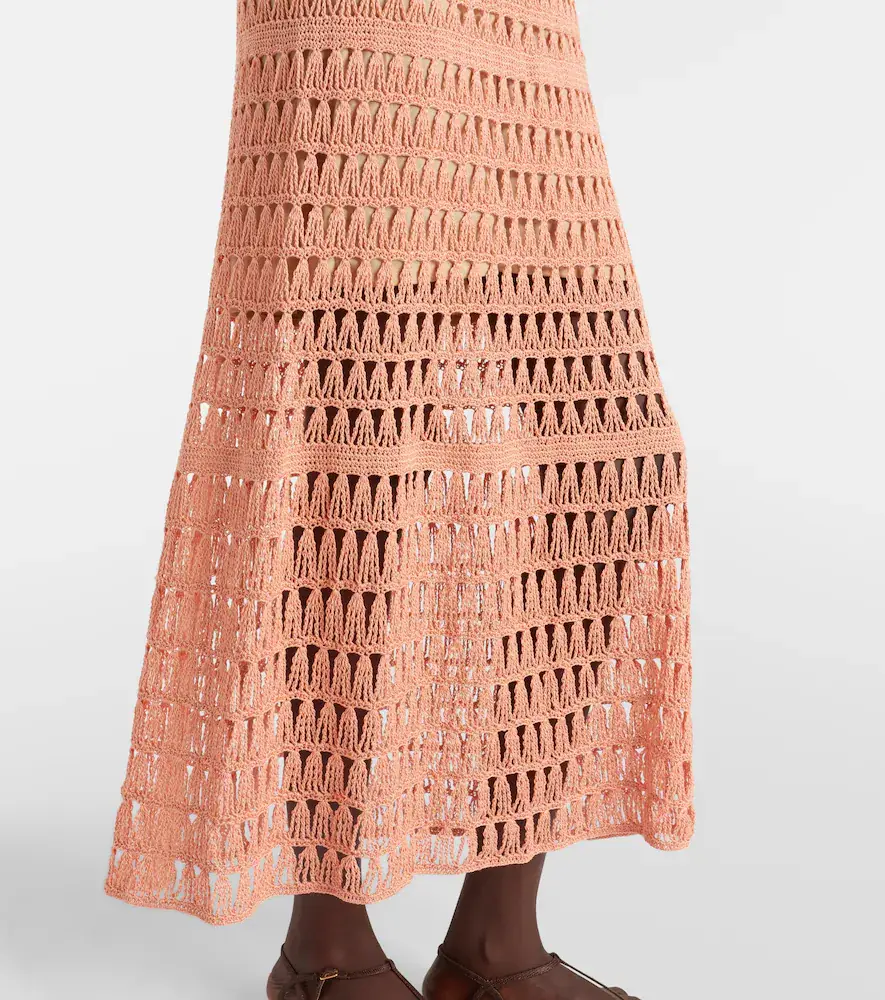 Anna Kosturova Crochet cotton midi dress | Thumbnail 2