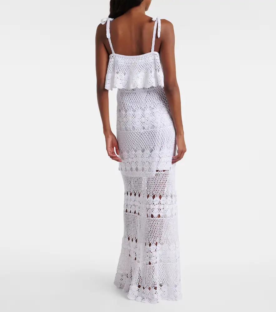 Anna Kosturova Marianne crochet cotton maxi dress | Thumbnail 2