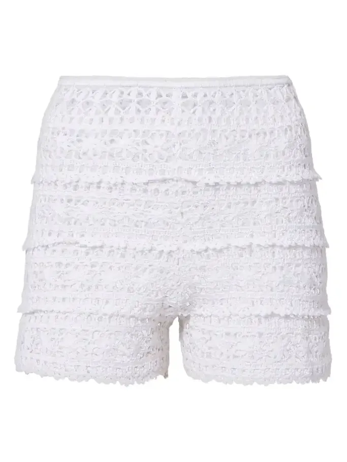 Deauville crochet cotton shorts Deauville crochet cotton shorts