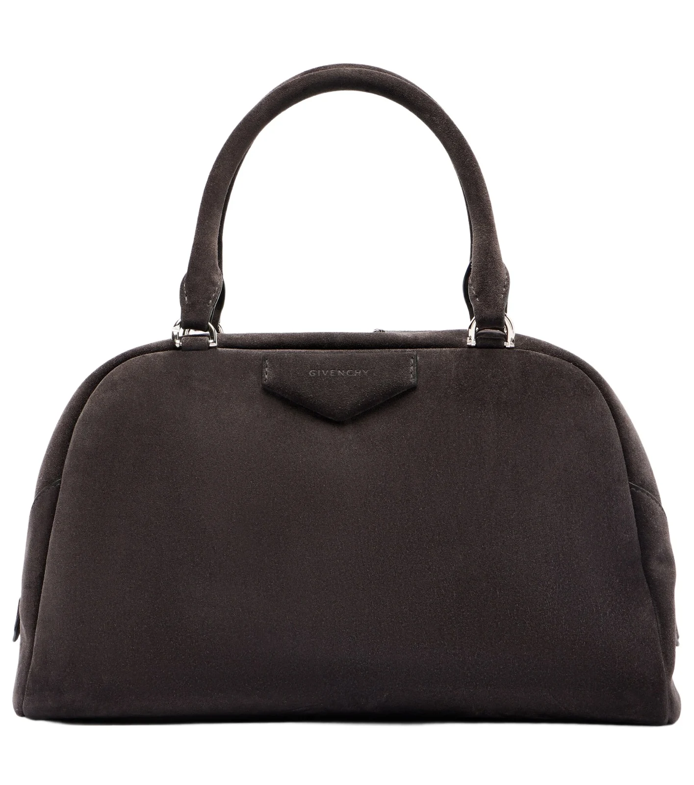 Antigona East-West Medium suede tote bag