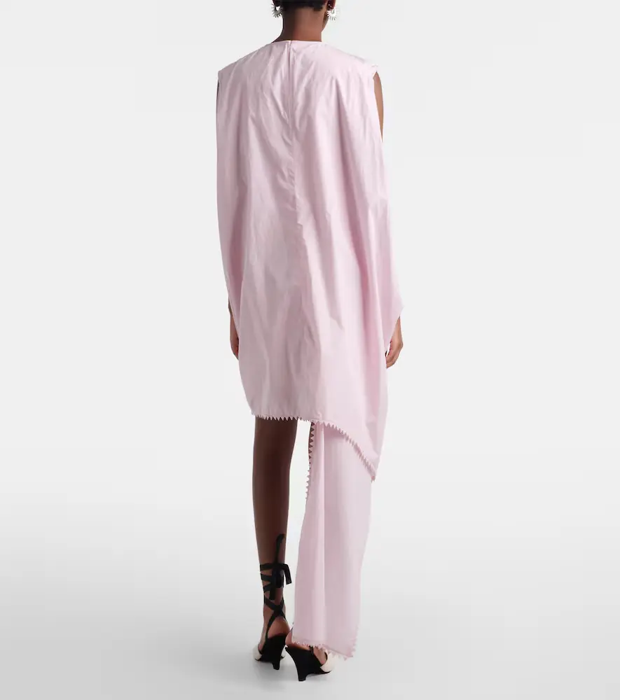 Jacquemus Traversin asymmetric cotton poplin minidress | Thumbnail 2 Jacquemus Traversin asymmetric cotton poplin minidress | Thumbnail 2