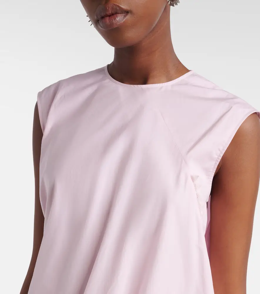 Jacquemus Traversin asymmetric cotton poplin minidress | Thumbnail 3 Jacquemus Traversin asymmetric cotton poplin minidress | Thumbnail 3