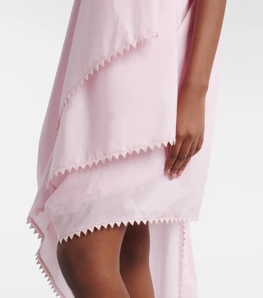 Jacquemus Traversin asymmetric cotton poplin minidress | Thumbnail 5 Jacquemus Traversin asymmetric cotton poplin minidress | Thumbnail 5