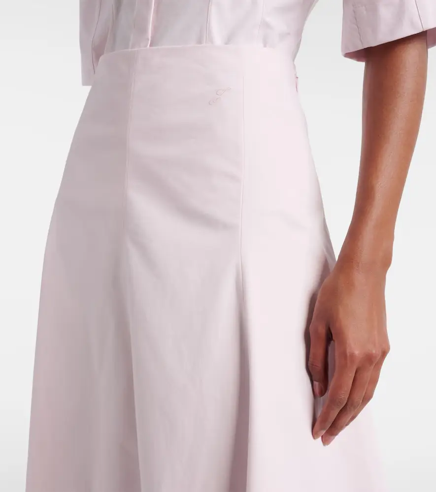 Jacquemus Triangle cotton poplin midi skirt | Thumbnail 2 Jacquemus Triangle cotton poplin midi skirt | Thumbnail 2