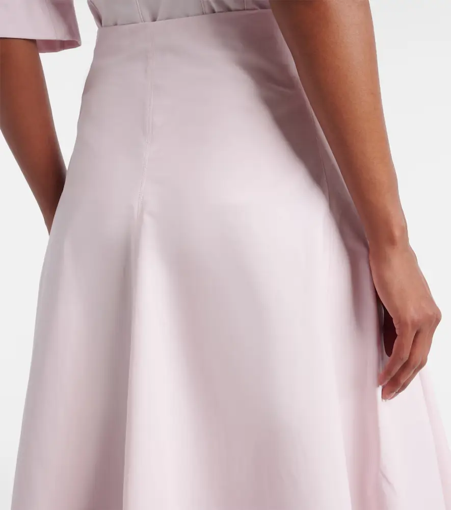 Jacquemus Triangle cotton poplin midi skirt | Thumbnail 4 Jacquemus Triangle cotton poplin midi skirt | Thumbnail 4