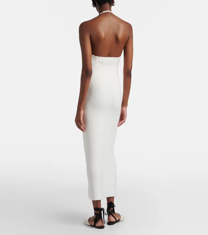 Jacquemus Tablier knitted midi dress | Thumbnail 4