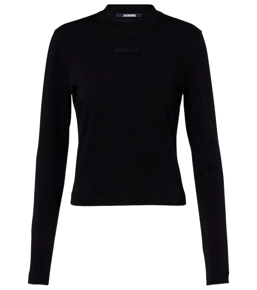 Jacquemus Logo cotton-blend jersey T-shirt