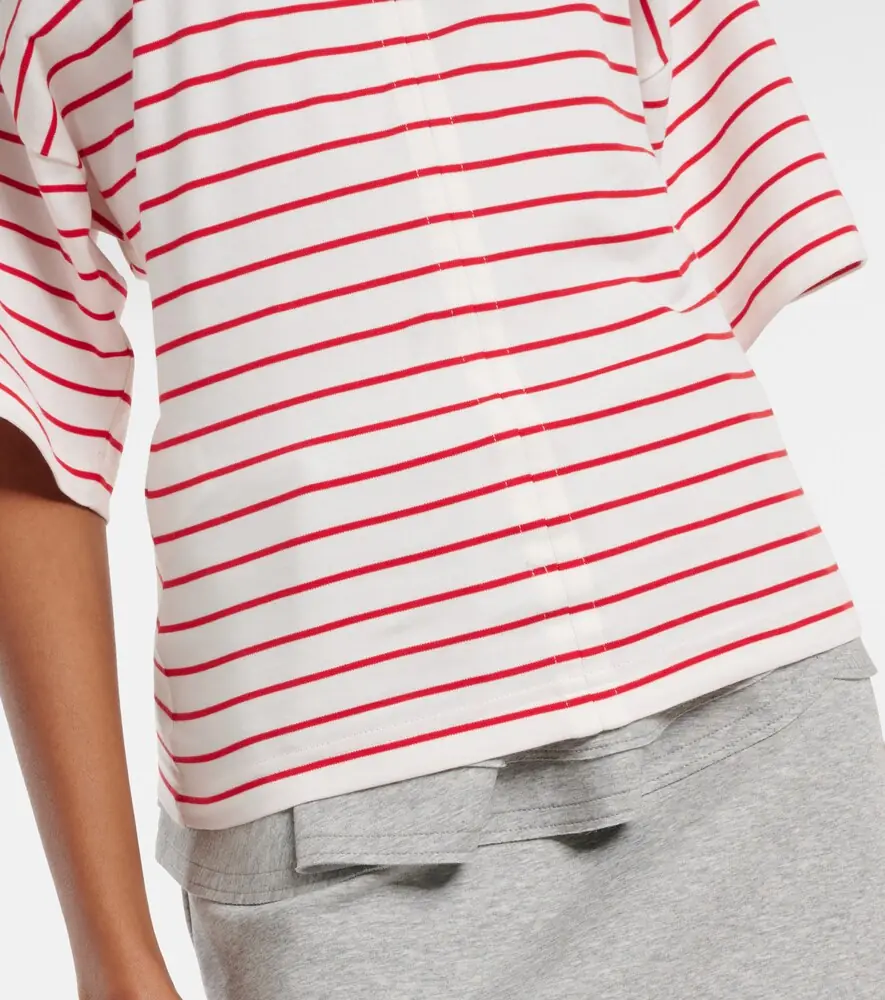 Plan C Striped cotton jersey T-shirt | Thumbnail 5