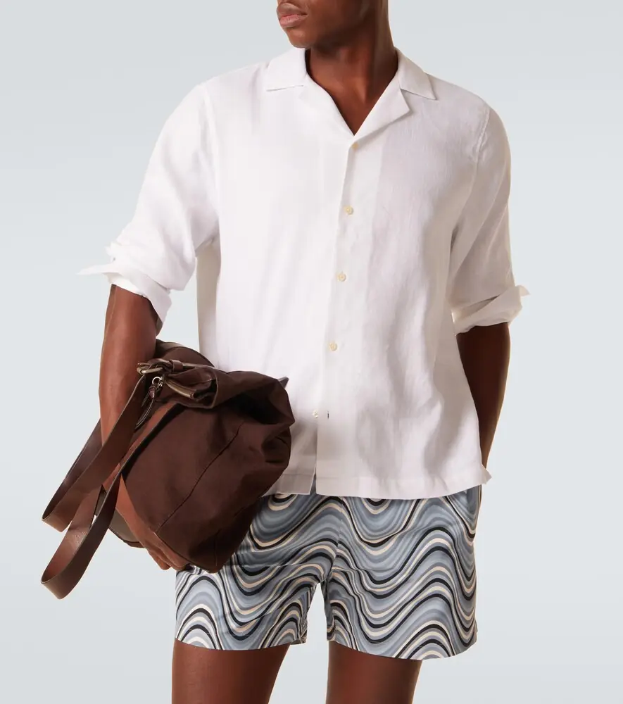 Frescobol Carioca Linen and cotton shirt | Thumbnail 6 Frescobol Carioca Linen and cotton shirt | Thumbnail 6