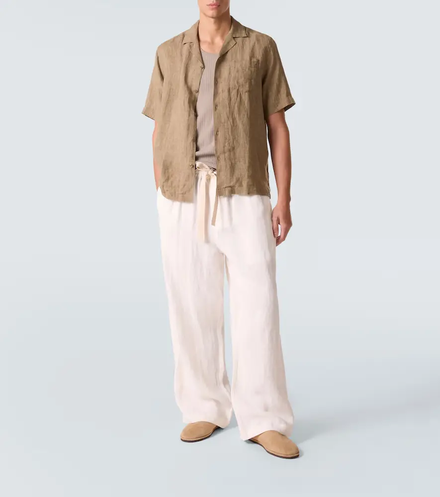 Frescobol Carioca Angelo linen shirt | Thumbnail 3
