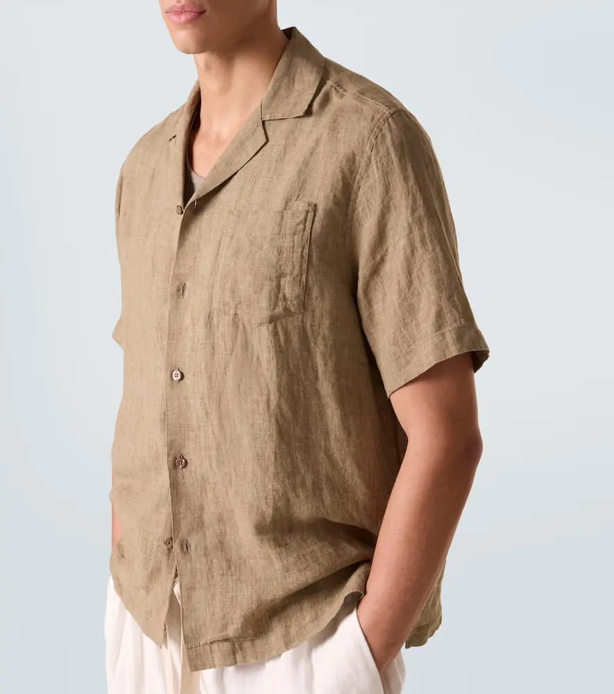 Frescobol Carioca Angelo linen shirt | Thumbnail 4