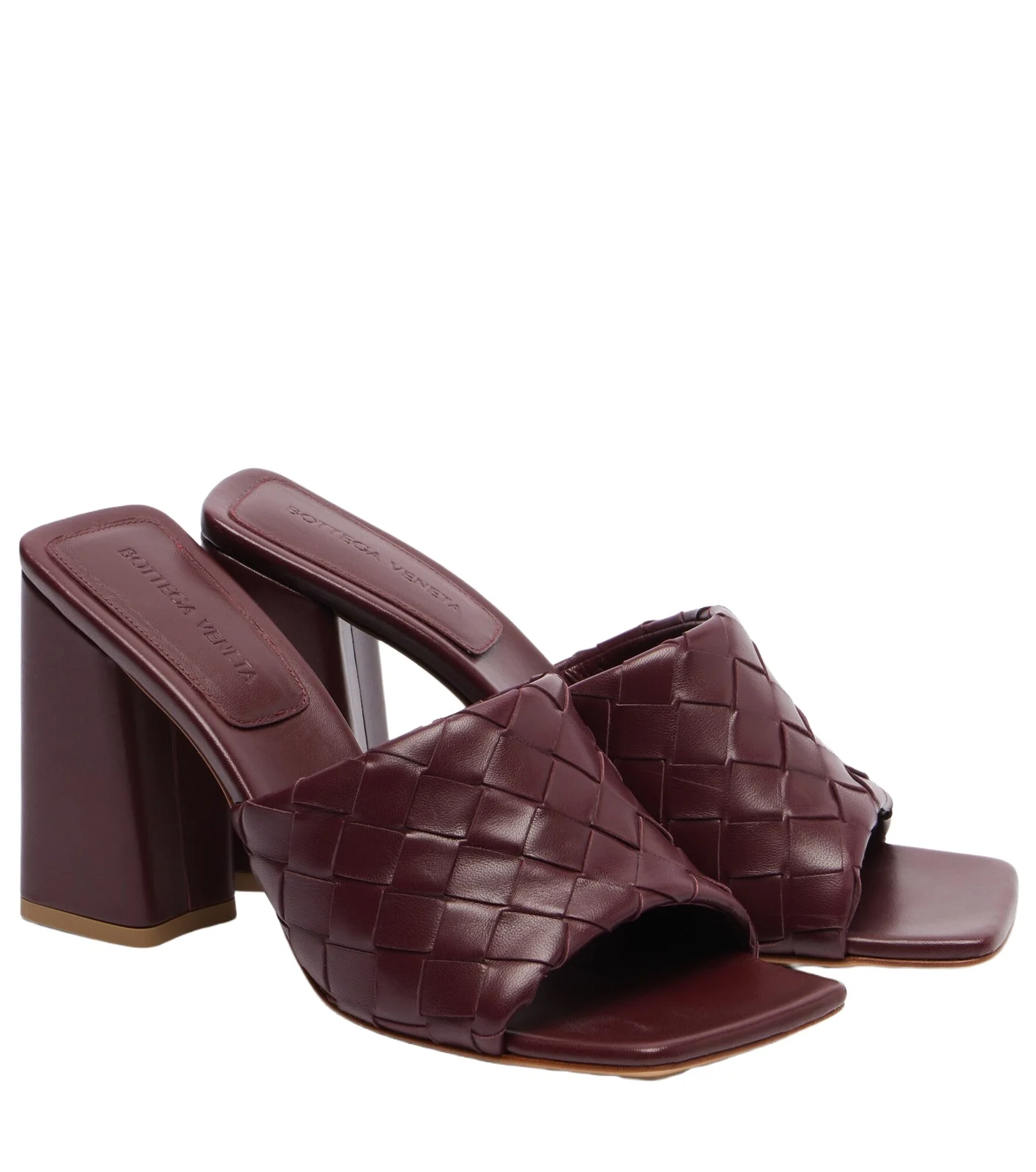 Parco Intrecciato leather mules Parco Intrecciato leather mules