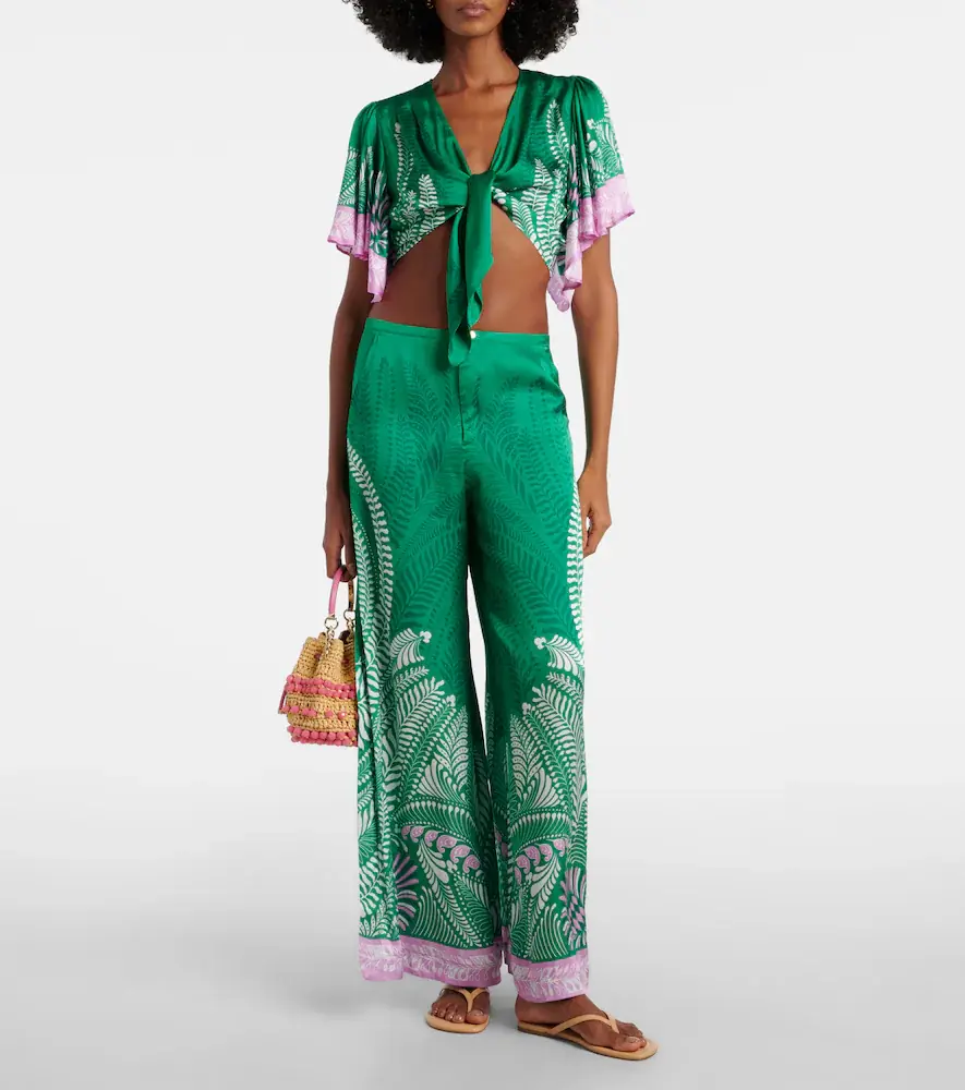 Poupette St Barth Clea printed wide-leg pants | Thumbnail 6 Poupette St Barth Clea printed wide-leg pants | Thumbnail 6