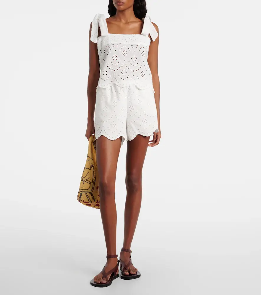 Poupette St Barth Cruse broderie anglaise cotton shorts | Thumbnail 3 Poupette St Barth Cruse broderie anglaise cotton shorts | Thumbnail 3