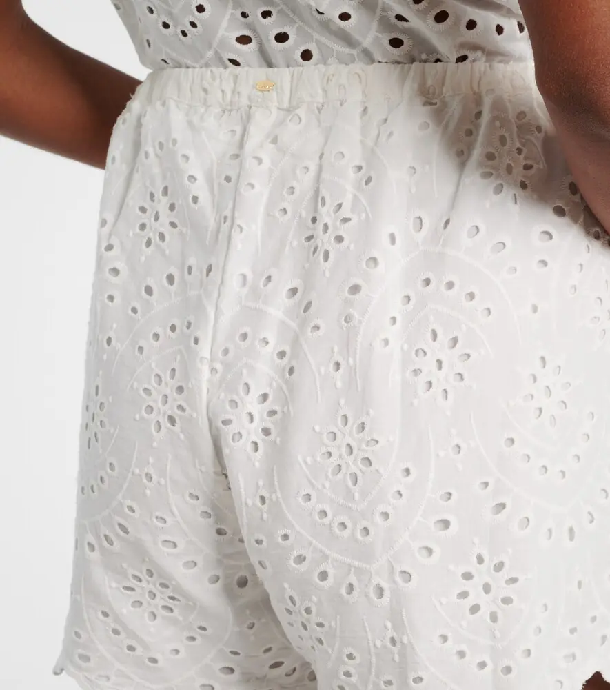 Poupette St Barth Cruse broderie anglaise cotton shorts | Thumbnail 4 Poupette St Barth Cruse broderie anglaise cotton shorts | Thumbnail 4