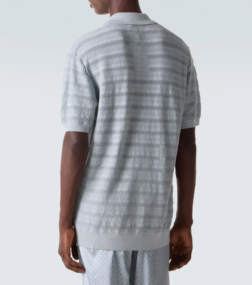 Frescobol Carioca Vidal cotton jacquard polo shirt | Thumbnail 3