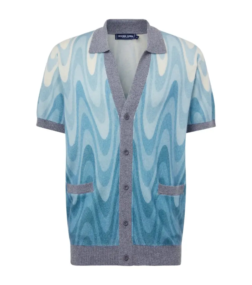 Frescobol Carioca Romero wool and cashmere cardigan