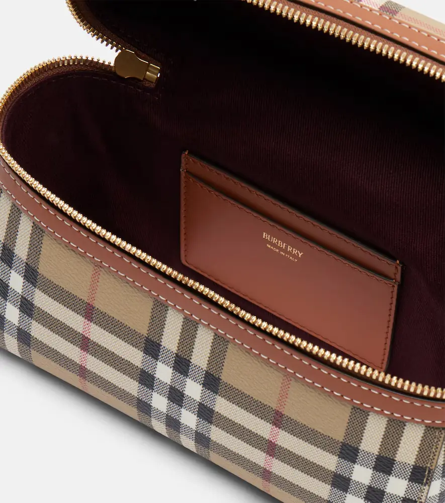 Burberry Vanity Case Check Small vanity bag | Thumbnail 2 Burberry Vanity Case Check Small vanity bag | Thumbnail 2