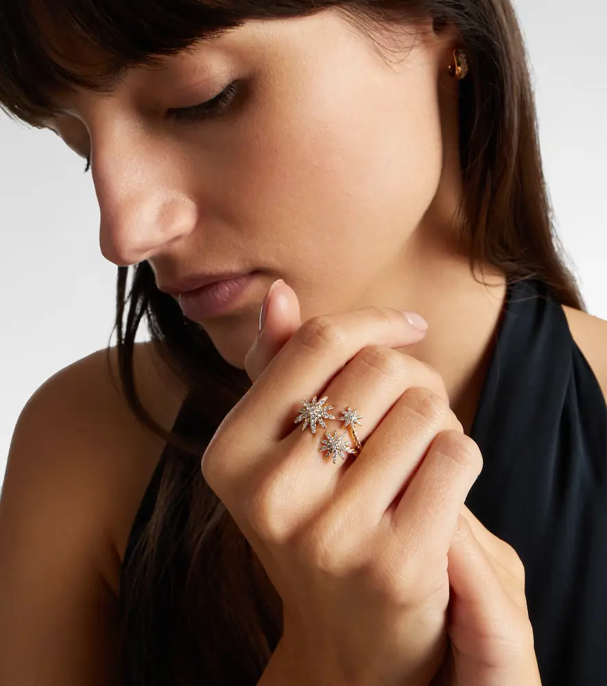 David Yurman Starburst 18kt gold ring with diamonds | Thumbnail 3 David Yurman Starburst 18kt gold ring with diamonds | Thumbnail 3