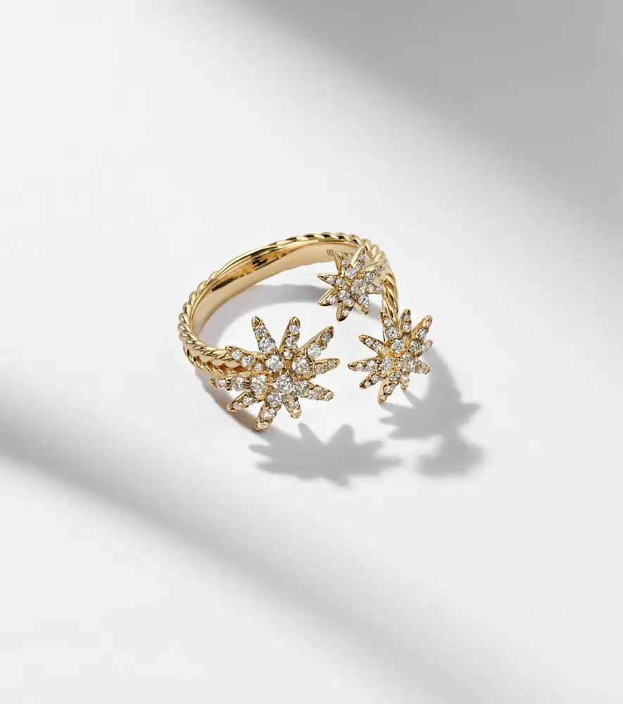 David Yurman Starburst 18kt gold ring with diamonds | Thumbnail 5 David Yurman Starburst 18kt gold ring with diamonds | Thumbnail 5