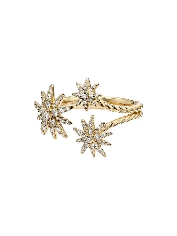 Starburst 18kt gold ring with diamonds Starburst 18kt gold ring with diamonds