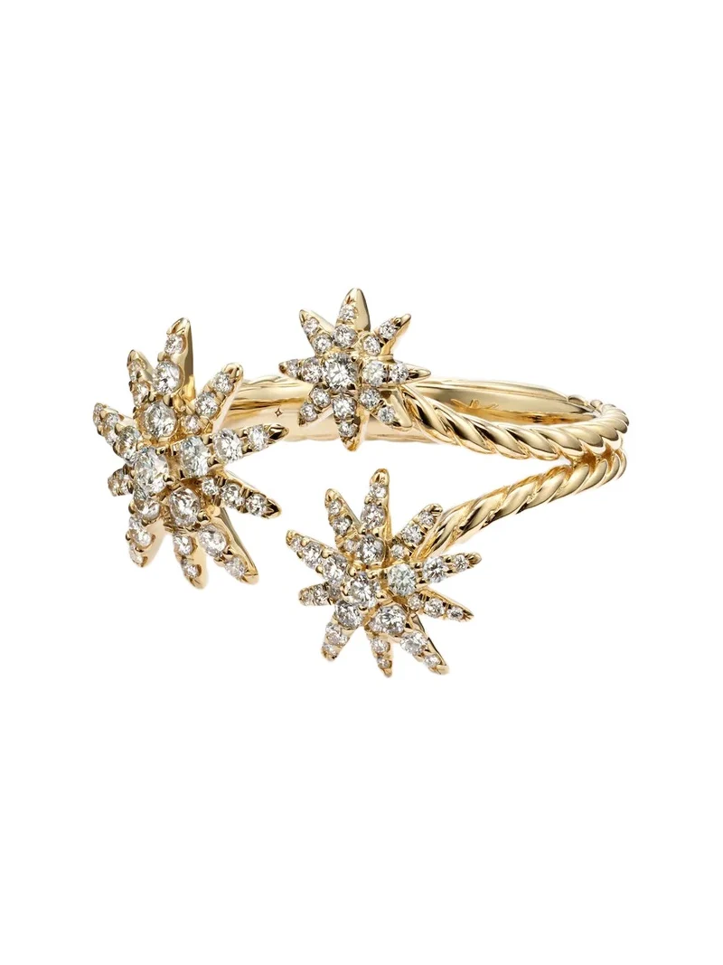 Starburst 18kt gold ring with diamonds Starburst 18kt gold ring with diamonds