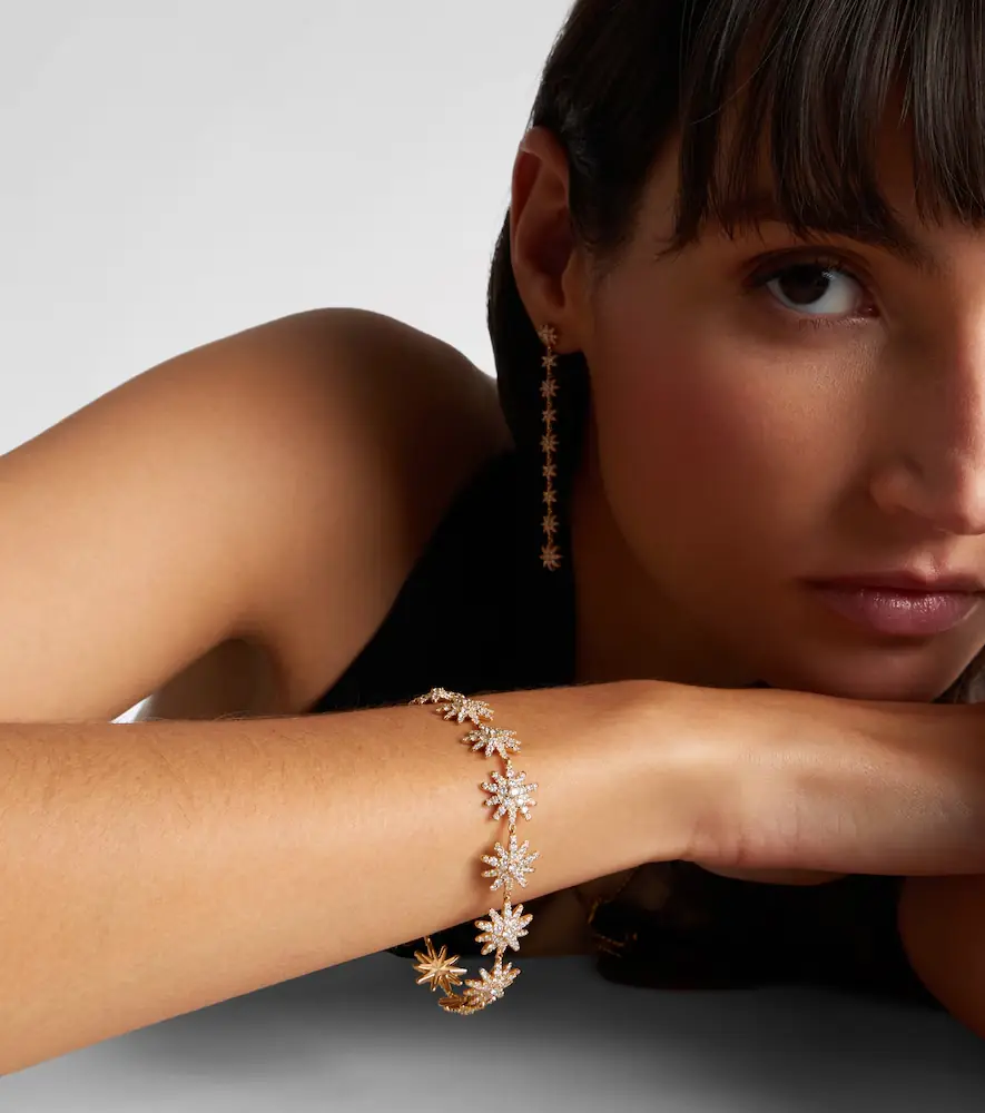 David Yurman Starburst 18kt gold tennis bracelet with diamonds | Thumbnail 2 David Yurman Starburst 18kt gold tennis bracelet with diamonds | Thumbnail 2