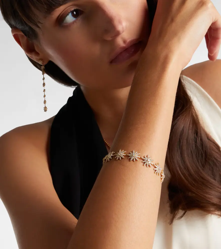 David Yurman Starburst 18kt gold tennis bracelet with diamonds | Thumbnail 3 David Yurman Starburst 18kt gold tennis bracelet with diamonds | Thumbnail 3