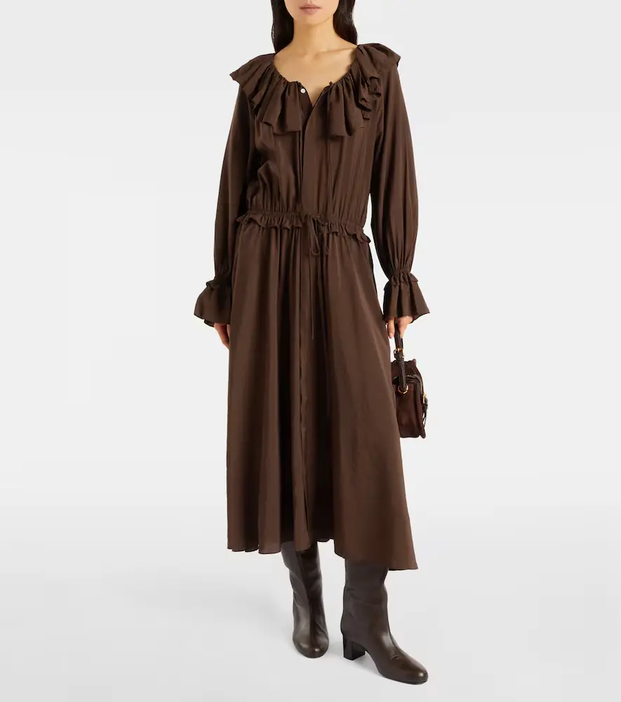 Polo Ralph Lauren Ruffled midi dress | Thumbnail 3 Polo Ralph Lauren Ruffled midi dress | Thumbnail 3