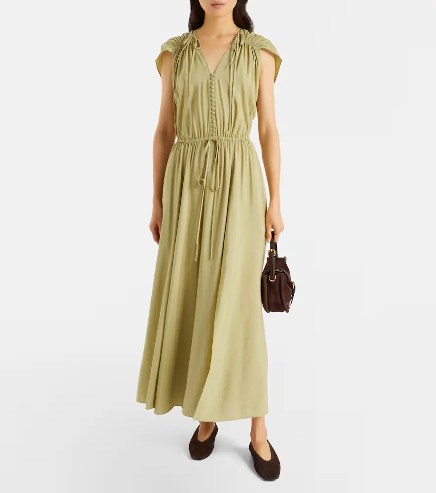 Polo Ralph Lauren Pleated midi dress | Thumbnail 6