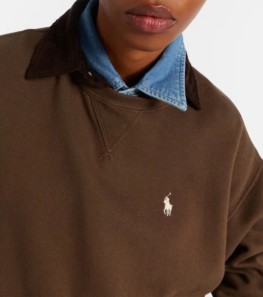 Polo Ralph Lauren Logo cotton-blend jersey sweatshirt | Thumbnail 3 Polo Ralph Lauren Logo cotton-blend jersey sweatshirt | Thumbnail 3