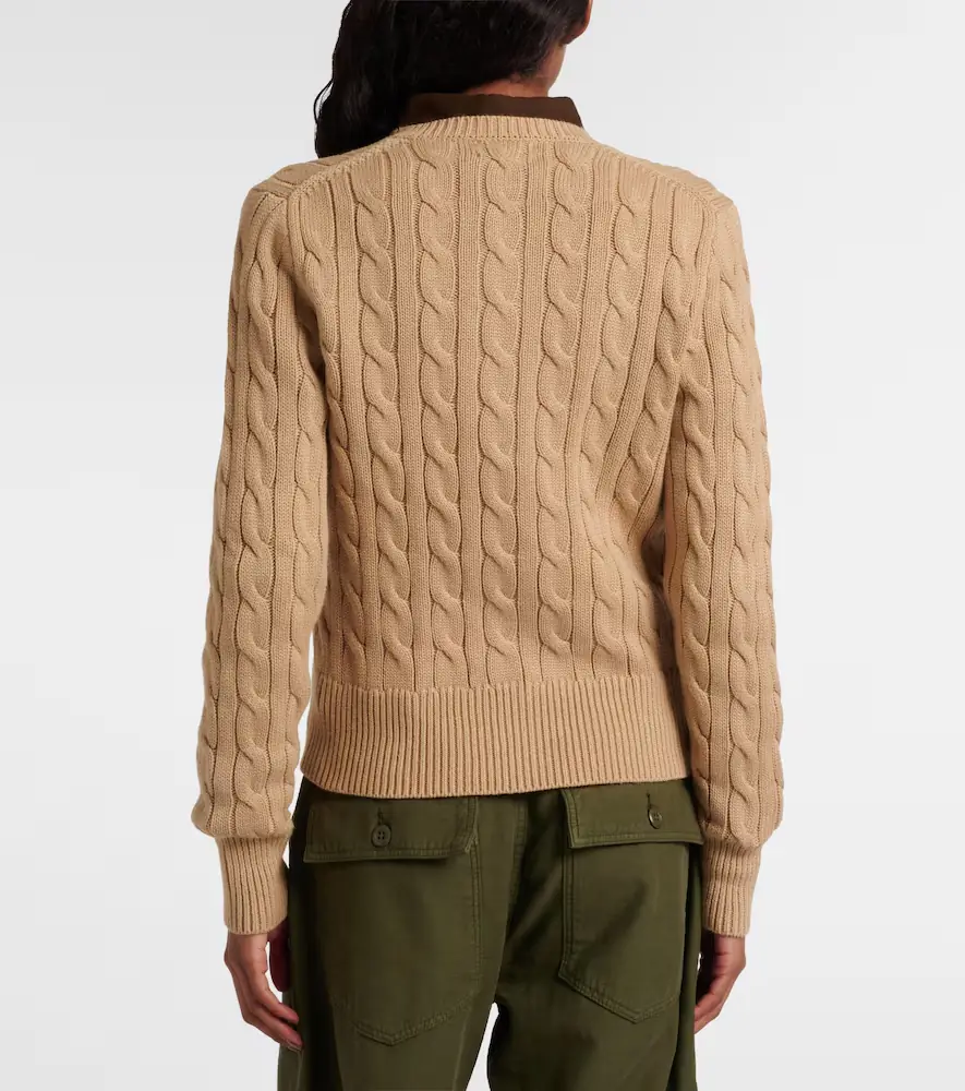Polo Ralph Lauren Cable-knit cotton cardigan | Thumbnail 2 Polo Ralph Lauren Cable-knit cotton cardigan | Thumbnail 2