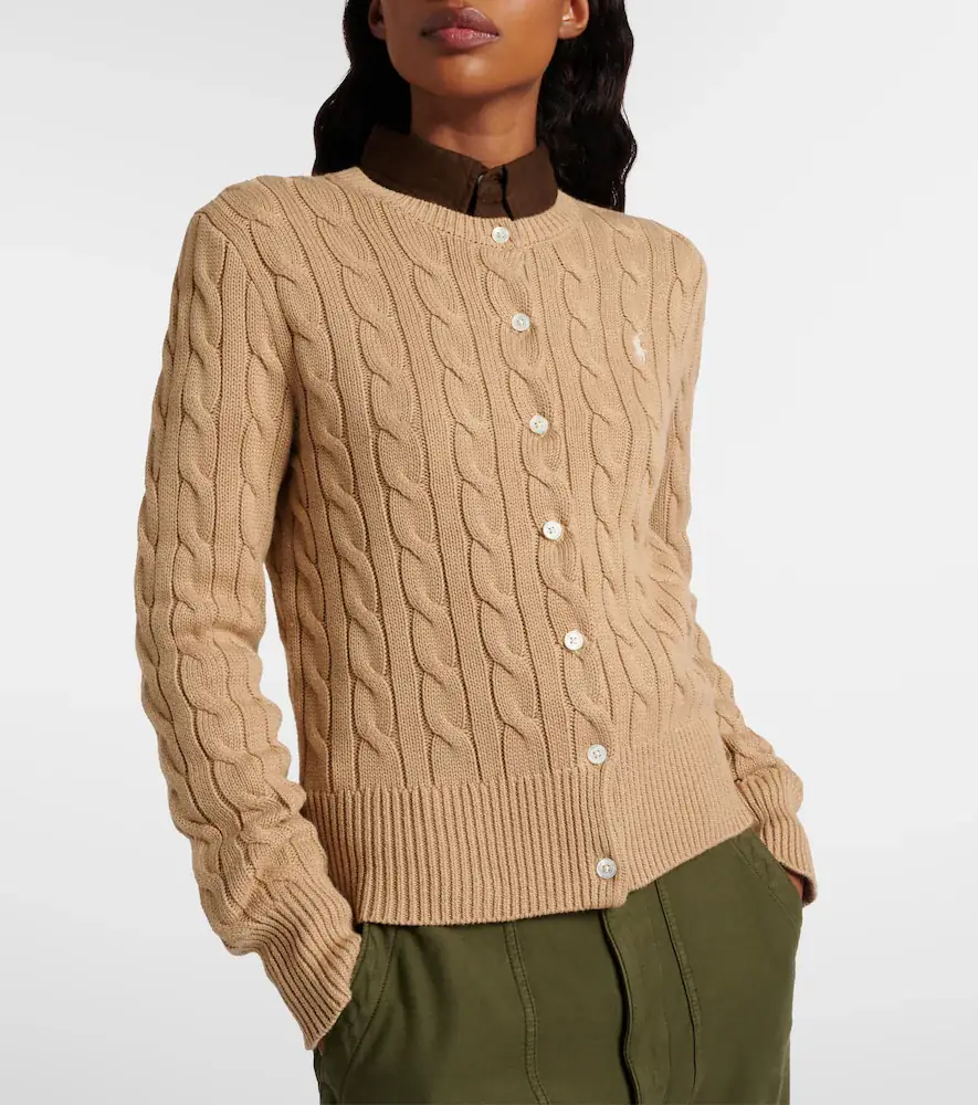 Polo Ralph Lauren Cable-knit cotton cardigan | Thumbnail 3 Polo Ralph Lauren Cable-knit cotton cardigan | Thumbnail 3