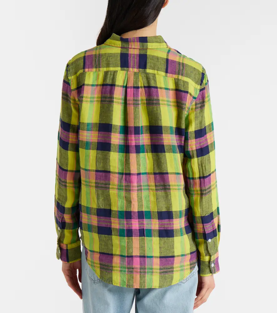 Polo Ralph Lauren Checked linen shirt | Thumbnail 6 Polo Ralph Lauren Checked linen shirt | Thumbnail 6