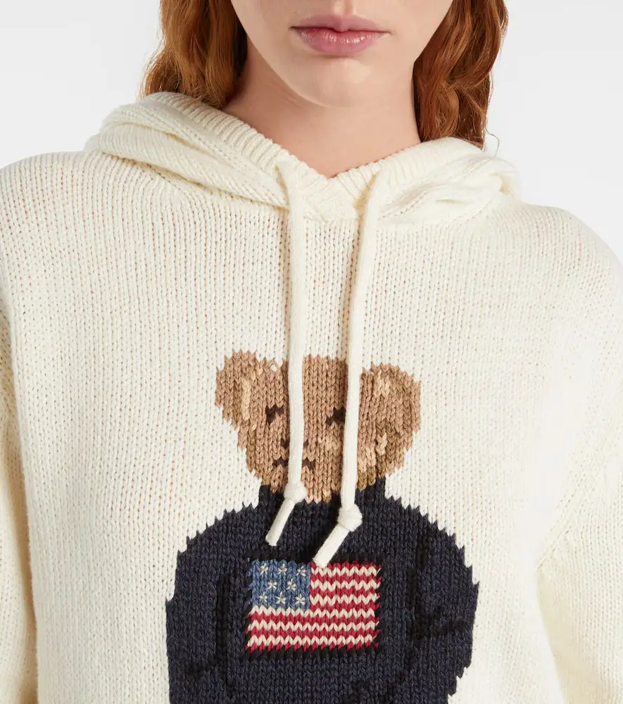 Polo Ralph Lauren Polo Bear cotton and linen hoodie | Thumbnail 2