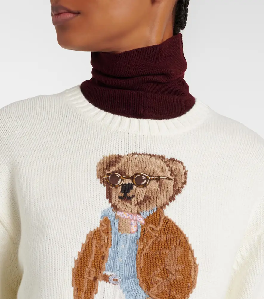 Polo Ralph Lauren Polo Bear intarsia cotton sweater | Thumbnail 3 Polo Ralph Lauren Polo Bear intarsia cotton sweater | Thumbnail 3