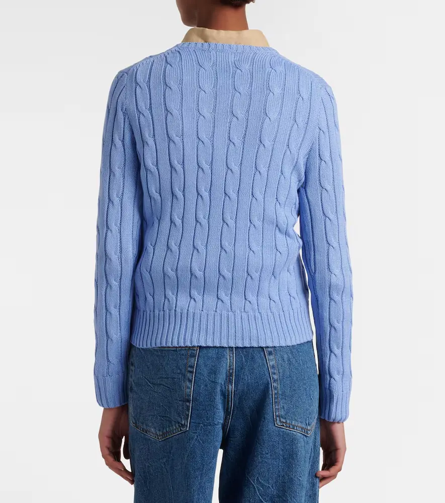 Polo Ralph Lauren Cable-knit cotton sweater | Thumbnail 3
