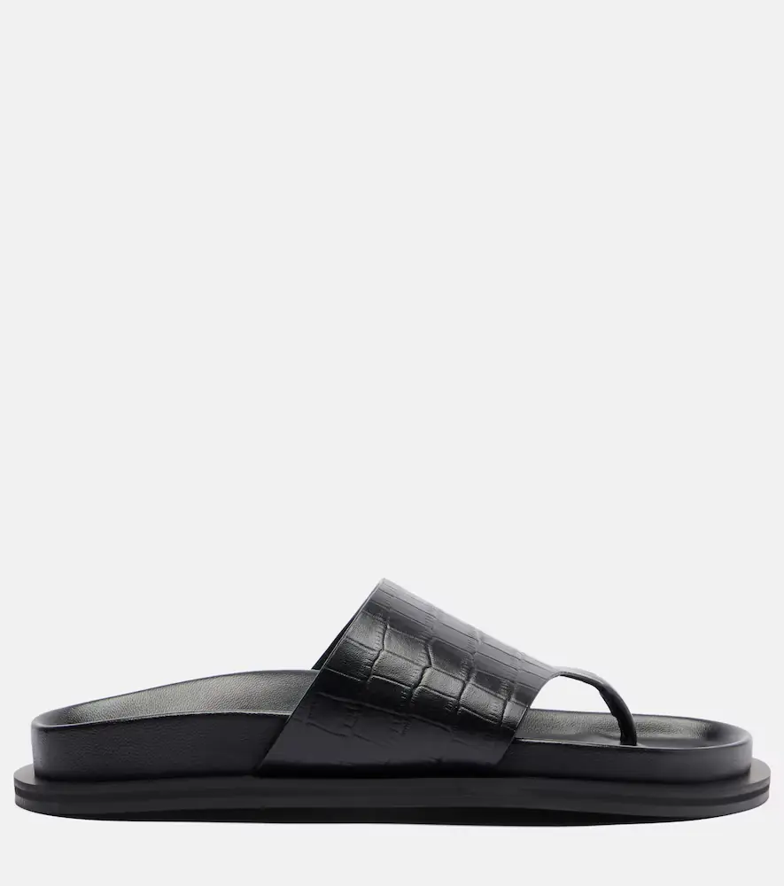 A Emery A. Emery Imara croc-effect leather thong sandals | Thumbnail 2 A Emery A. Emery Imara croc-effect leather thong sandals | Thumbnail 2