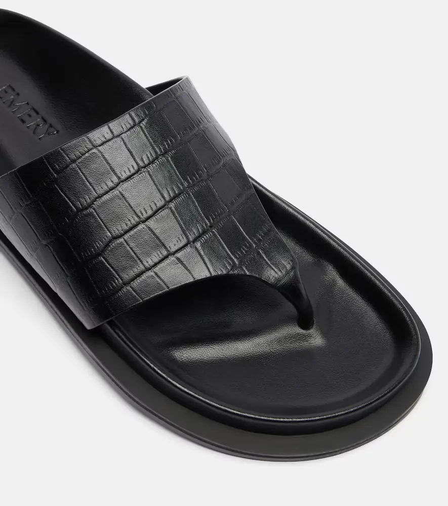 A Emery A. Emery Imara croc-effect leather thong sandals | Thumbnail 3 A Emery A. Emery Imara croc-effect leather thong sandals | Thumbnail 3