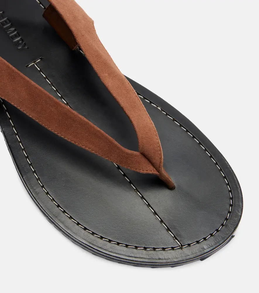 A Emery A. Emery Elmer suede thong sandals | Thumbnail 3