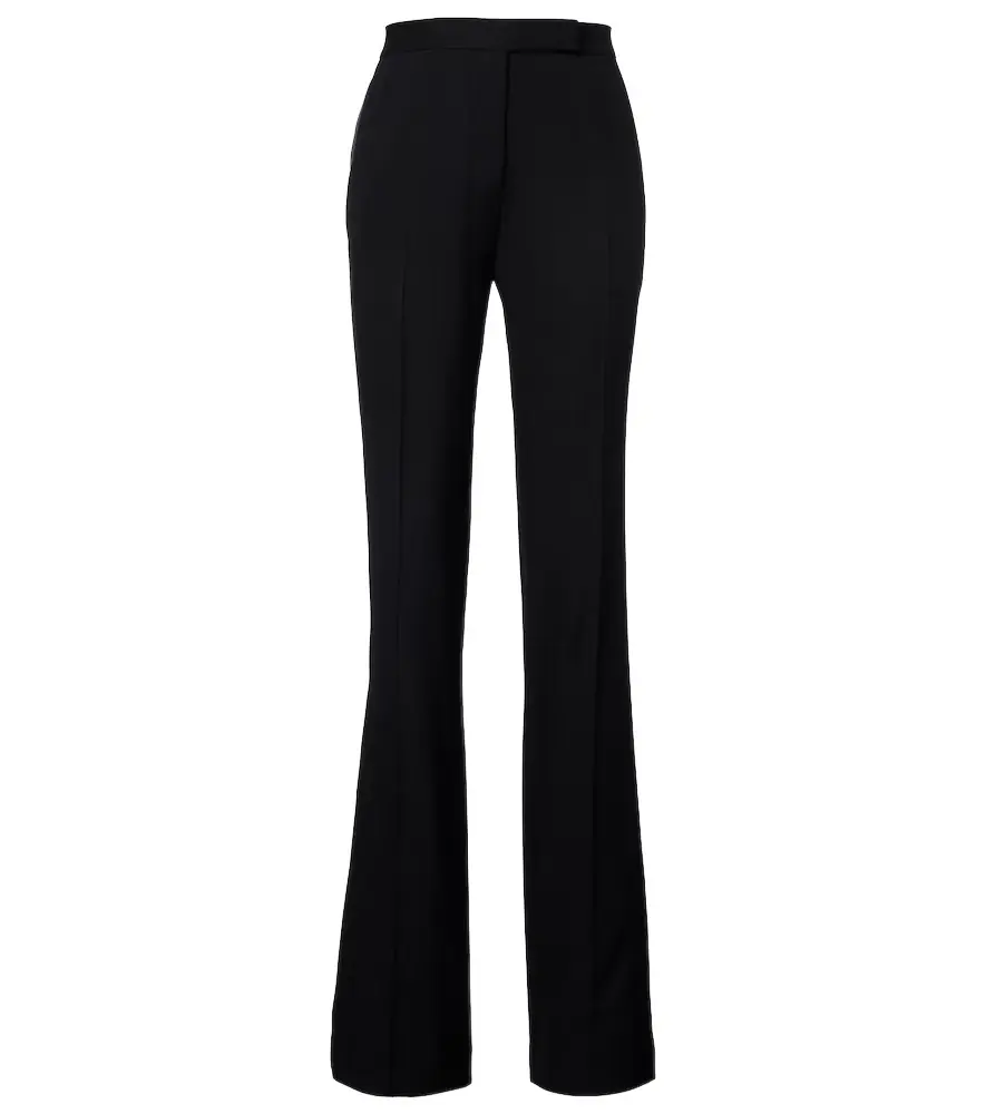Tom Ford Silk-trimmed wool suit pants