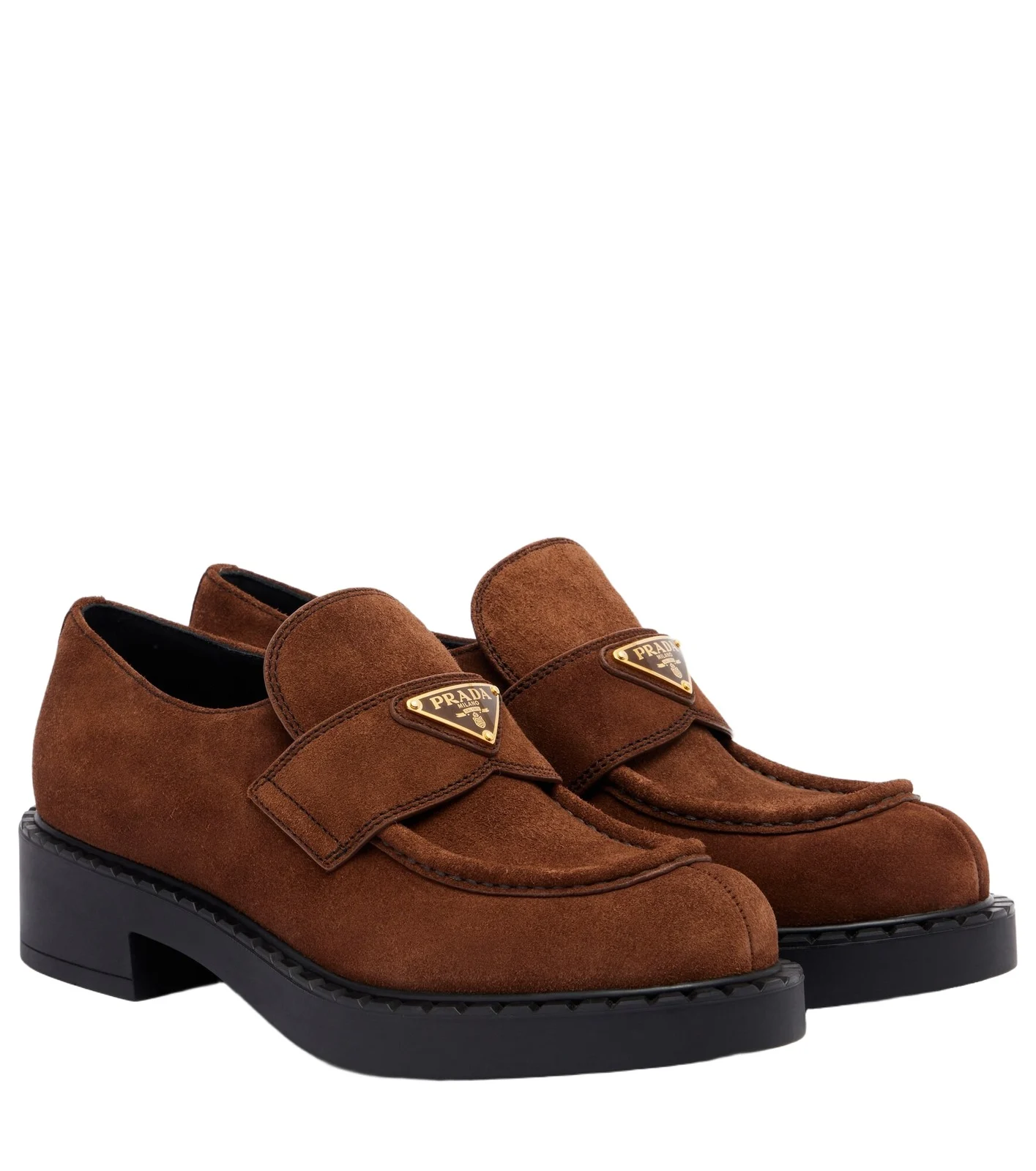 Chocolate suede loafers Chocolate suede loafers