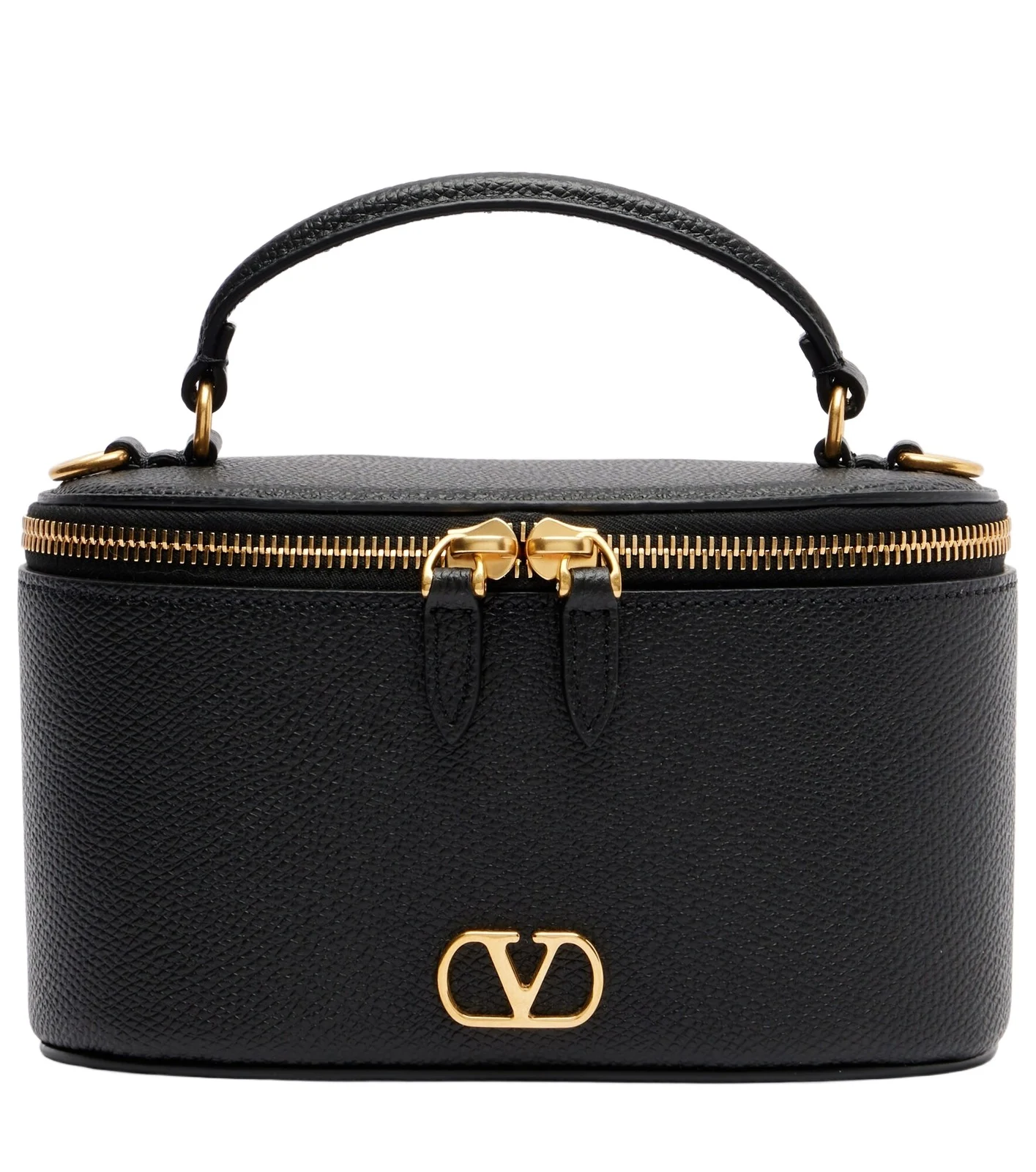 VLogo Mini leather vanity bag VLogo Mini leather vanity bag