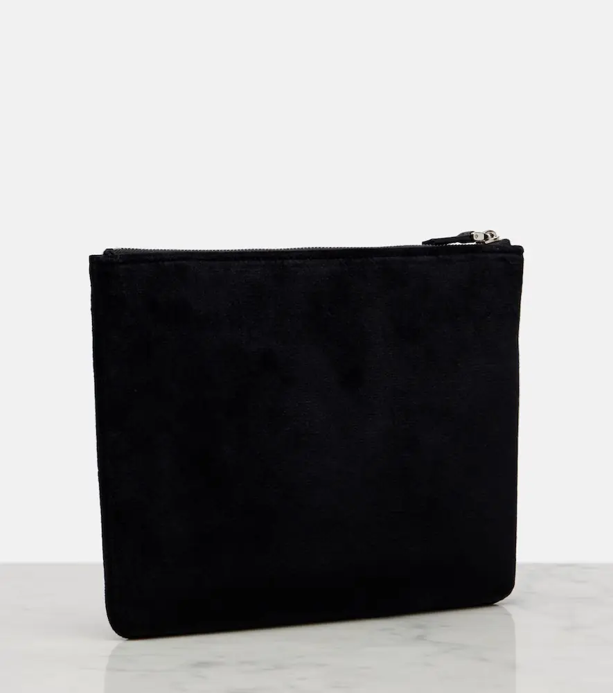 Valentino Garavani VLogo velvet pouch | Thumbnail 2 Valentino Garavani VLogo velvet pouch | Thumbnail 2