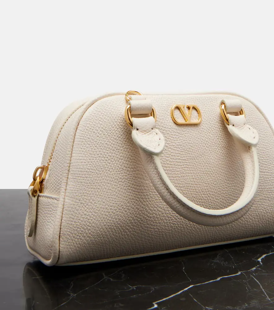 Valentino Garavani VLogo Mini leather top-handle bag | Thumbnail 4 Valentino Garavani VLogo Mini leather top-handle bag | Thumbnail 4